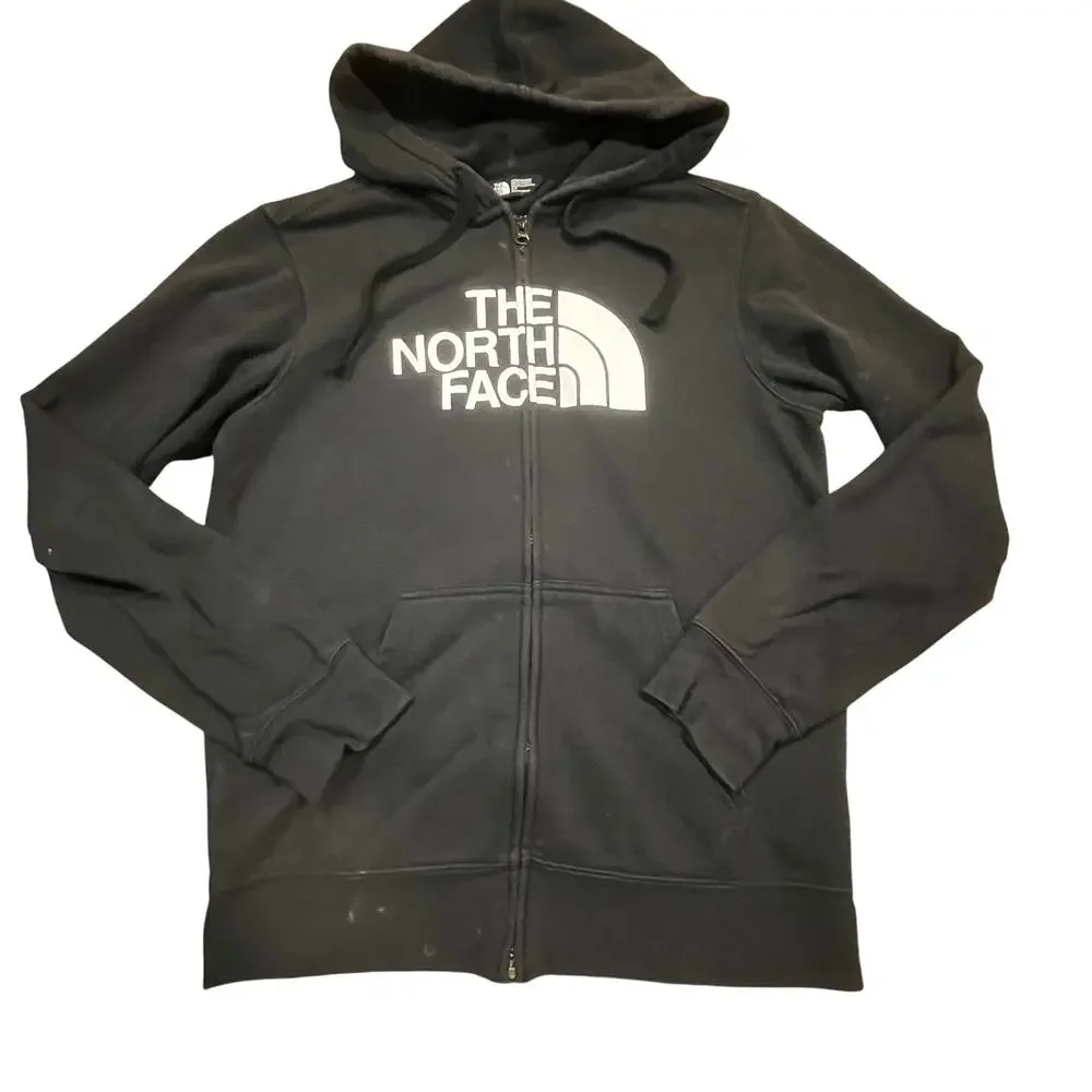 The‎ North Face Mens Small Full Zip Hoodie Black Outdoor Casual Jacket